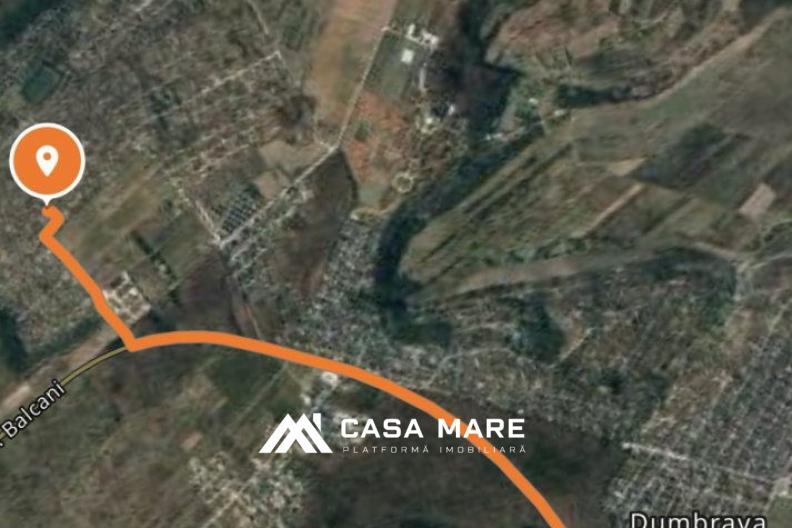 Spre vânzare teren pentru construcție | 6 ari | Dumbrava, șos. Balcani 5