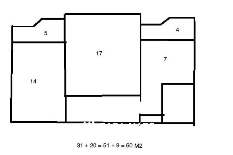 Vânzare apartament cu 2 camere | 59 m² | Rîșcani, bd. Moscova 2