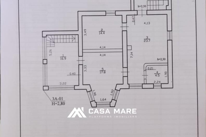 Casă 236 m² | 6 ari | Stăuceni, str. Renașterii | 2 nivele 3