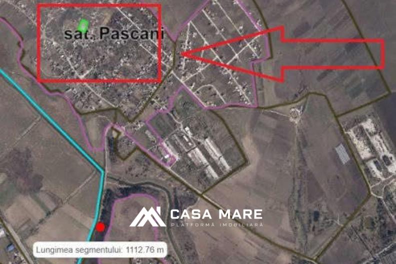 Vânzare teren pentru construcții | 9 ari | Criuleni, s. Pașcani, str. Dimineții, 13 1