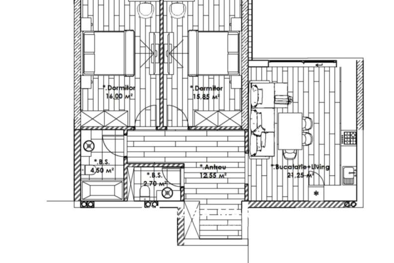 Spre vânzare apartament cu 2 camere | Braus Circului Residence, Chișinău! 7