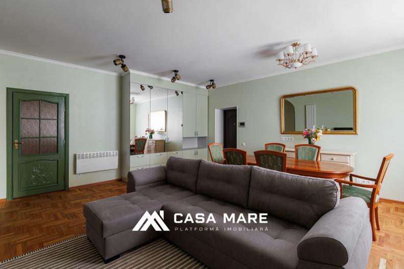 Spre chirie apartament cu 2 dormitoare și living | 116 m² | Chișinău, str. Vasile Stroescu, 11/1 3