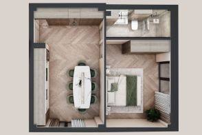 Spre vânzare apartamente în bloc nou | Căușeni, varianta albă