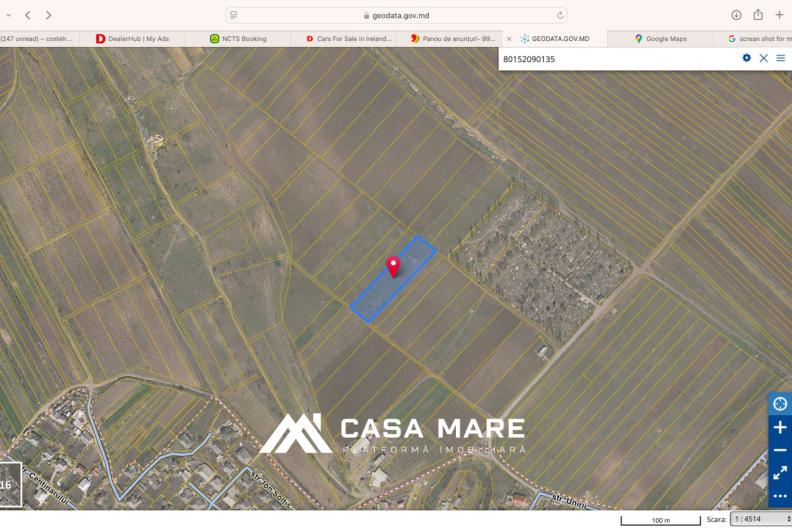 Teren Agricol de Vânzare – 88 Ari | Cojușna, Strășeni | Acces Asfaltat, Energie Electrică 2